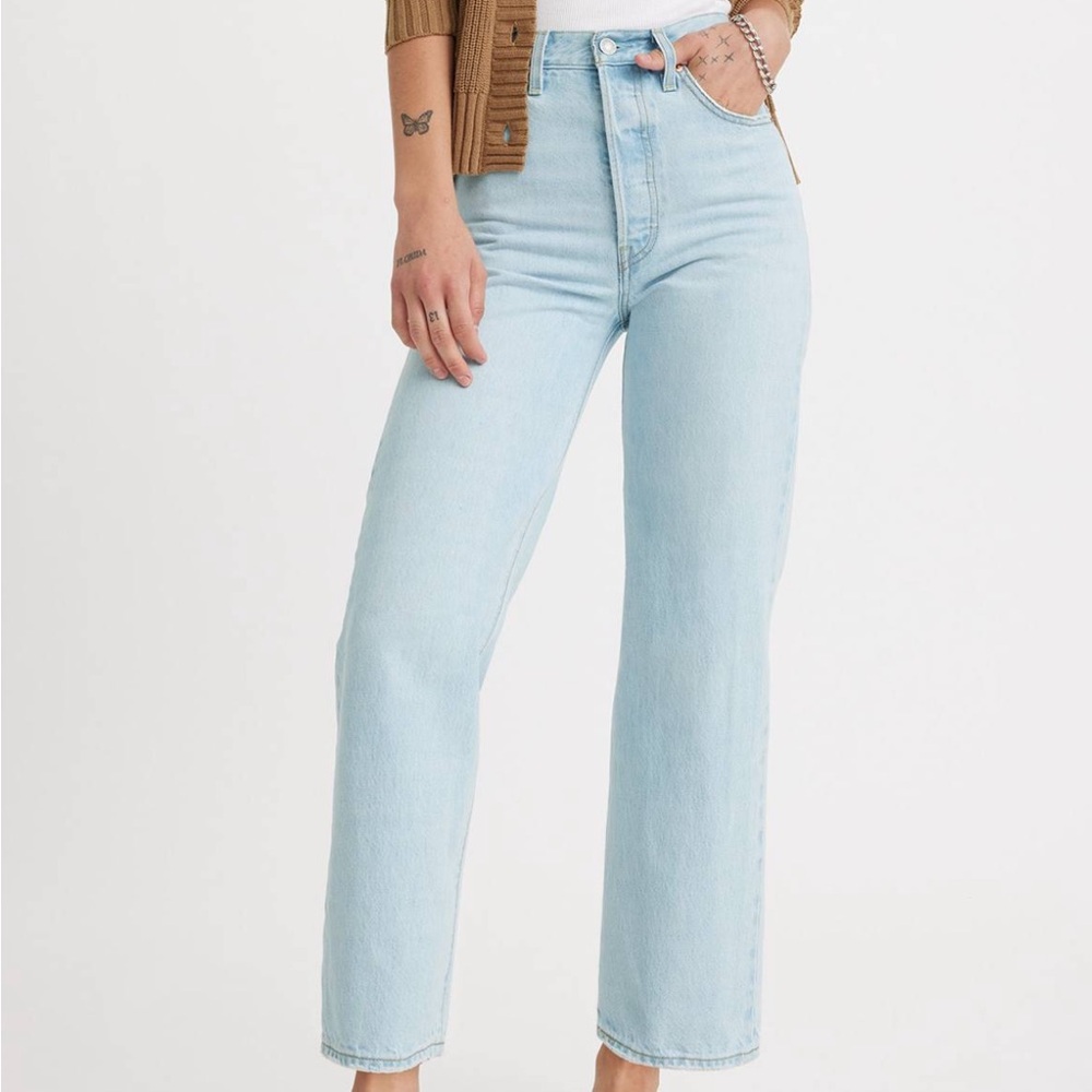 Levis ribcage straight ankle